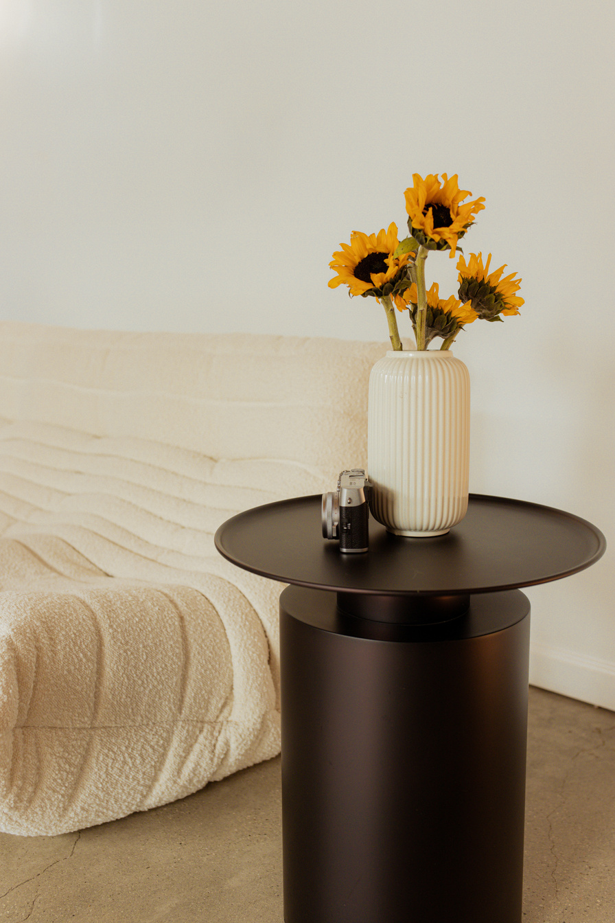 Sunflowers in a Modern Minimalist Office 